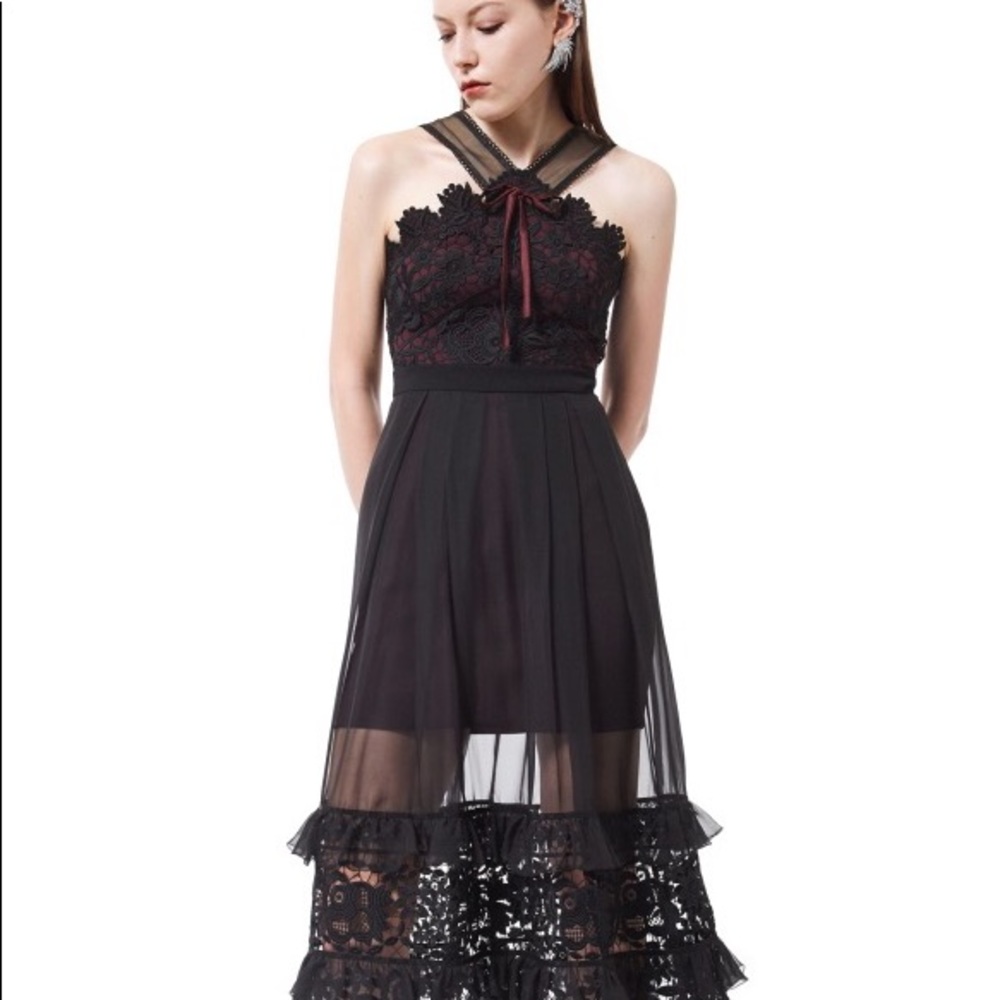 Three Floor ASOS Black dress